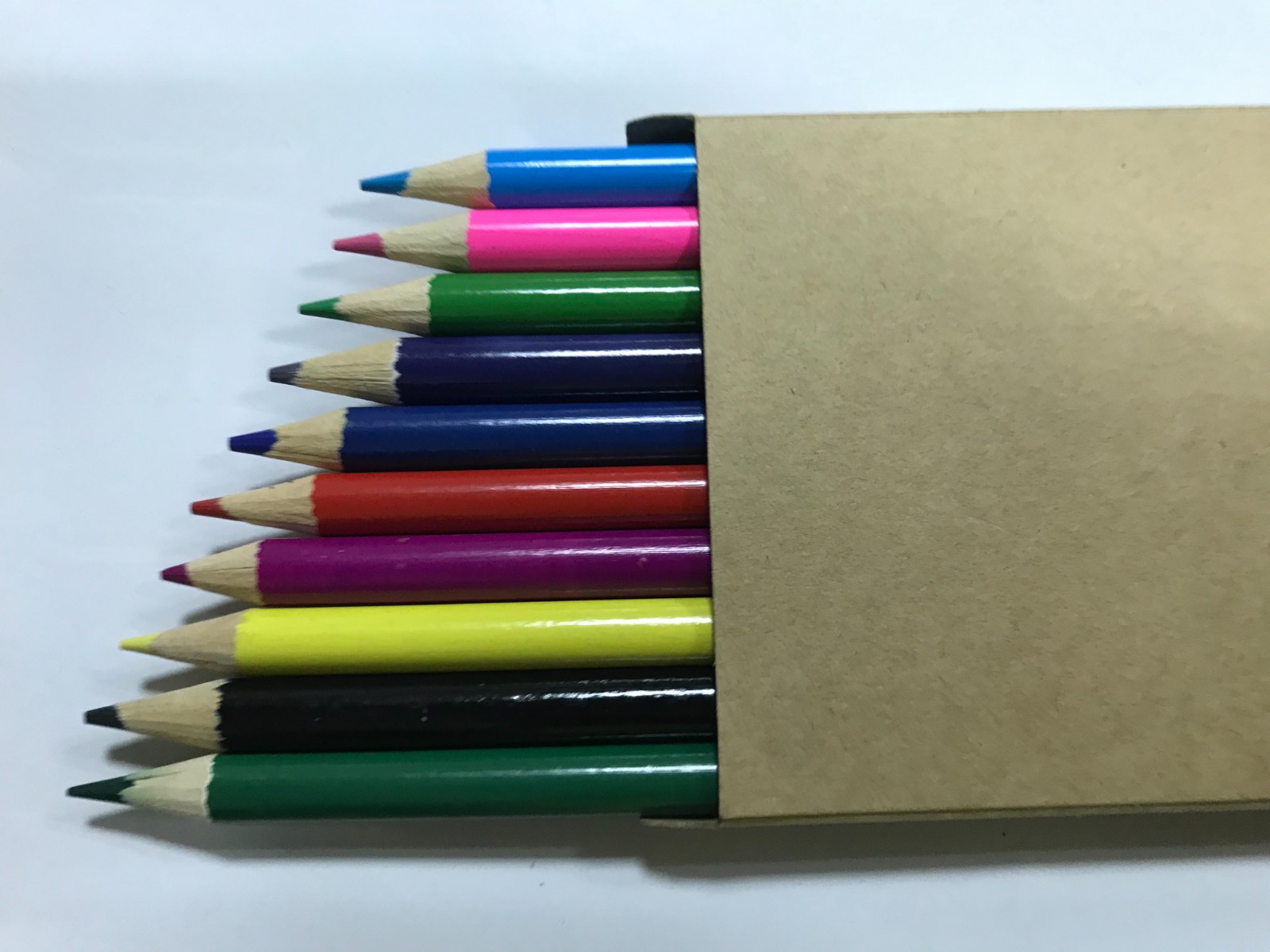 彩色鉛筆10色環保紙盒包裝|鉛筆工廠